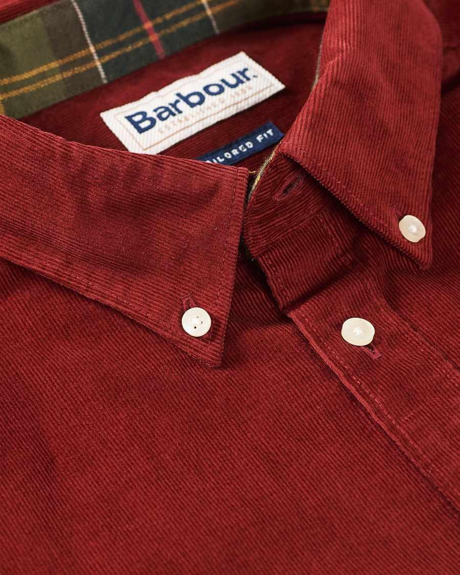 Herre | Skjorter | Barbour Lifestyle | Ramsey Corduroy Shirt Rust