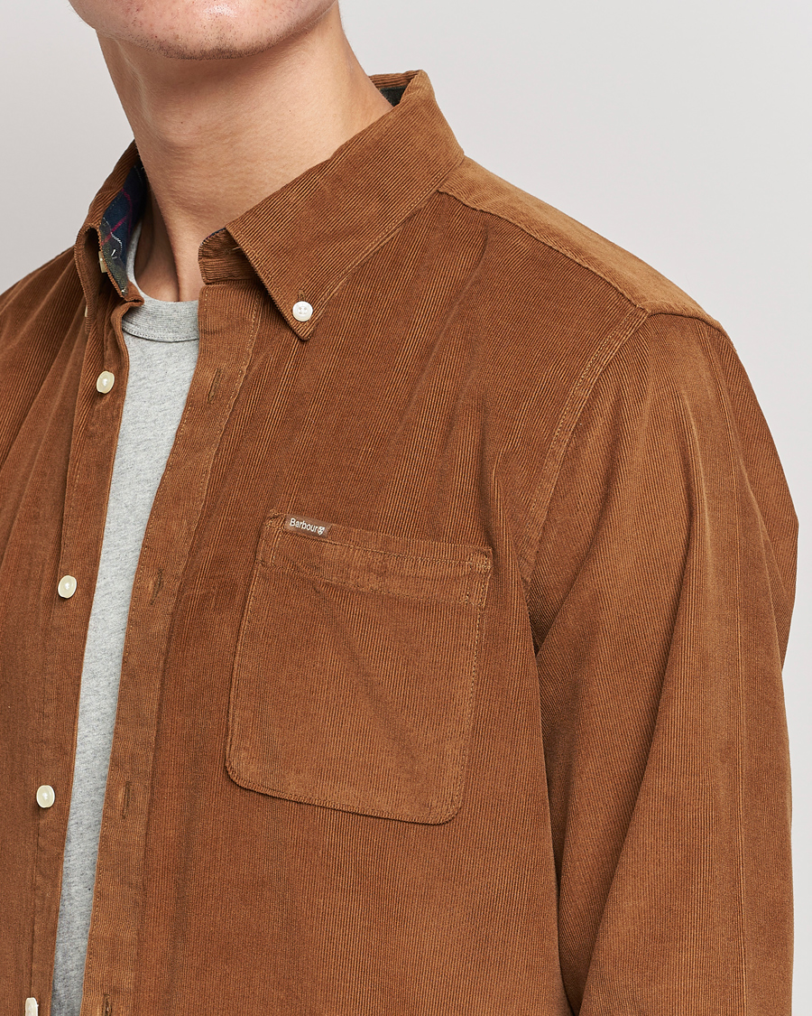 Herre | Skjorter | Barbour Lifestyle | Ramsey Corduroy Shirt Sandstone