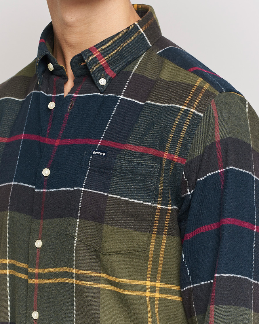 Herre | Skjorter | Barbour Lifestyle | Ederton Flannel Check Shirt Classic Tartan