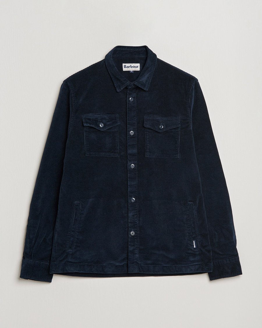 Herre | Skjorter | Barbour Lifestyle | Corduroy Overshirt Navy