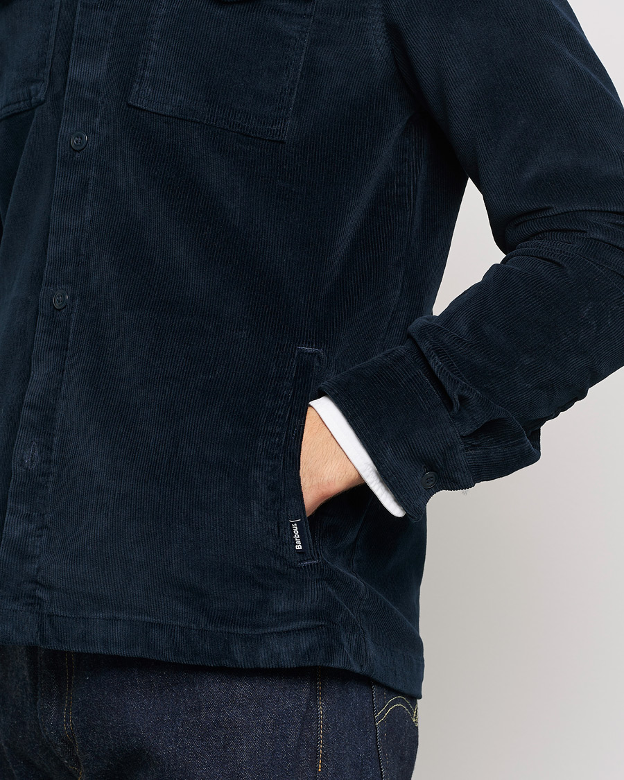 Herre | Skjorter | Barbour Lifestyle | Corduroy Overshirt Navy