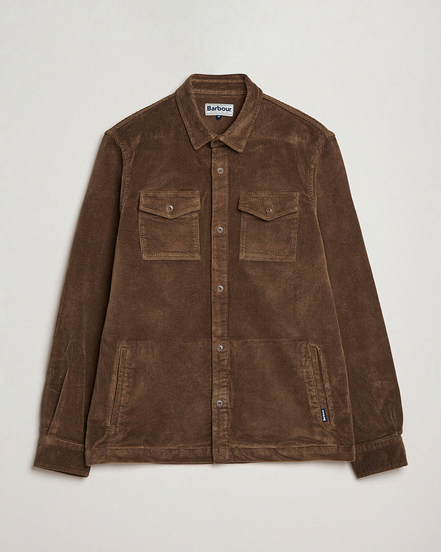 Herre | Skjorter | Barbour Lifestyle | Corduroy Overshirt French Sandstone