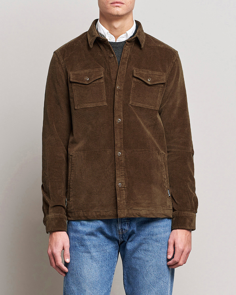 Herre | Shirt Jackets | Barbour Lifestyle | Corduroy Overshirt French Sandstone