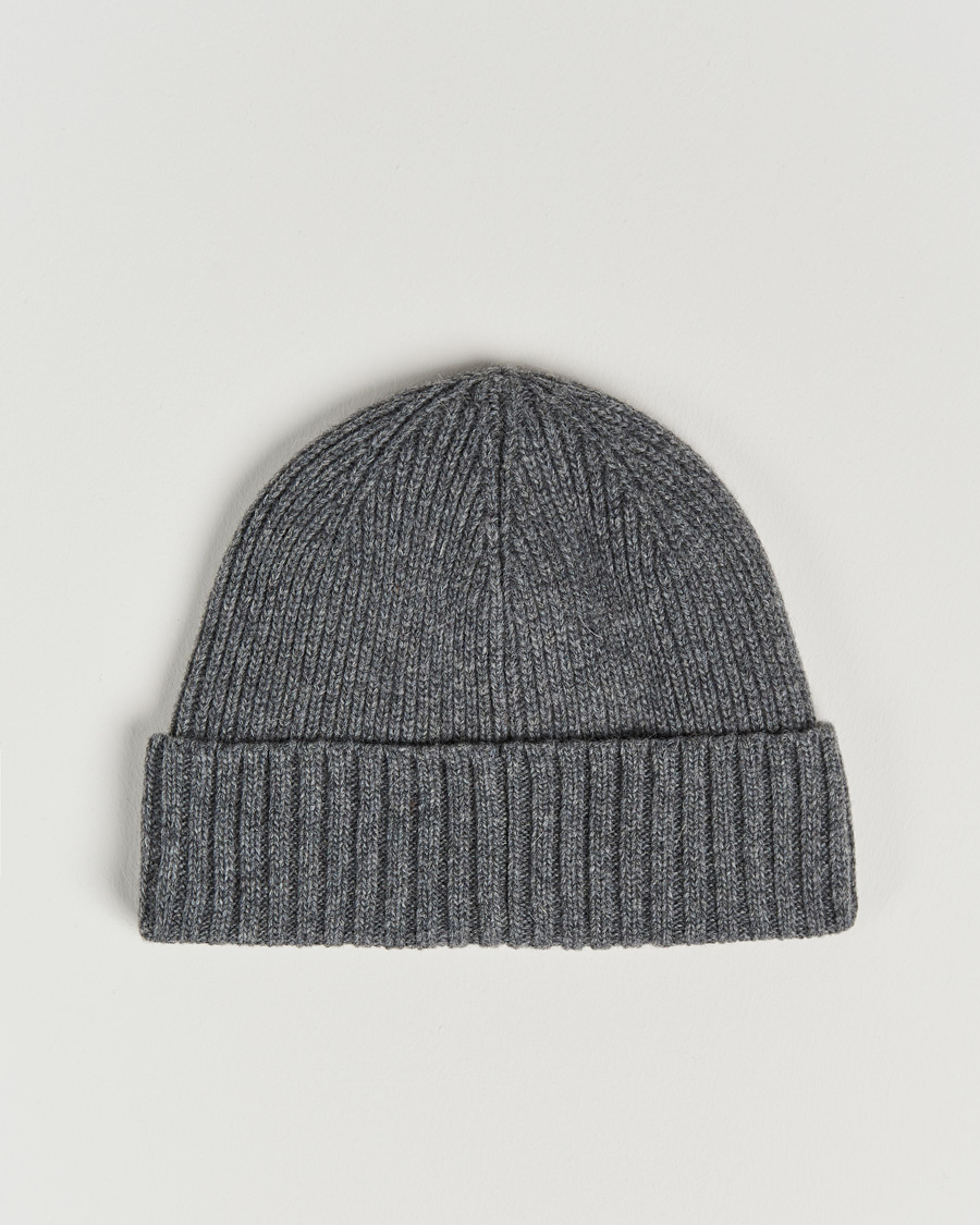 Herre | Huer | Barbour Lifestyle | Carlton Wool Beanie Mid Grey Marl