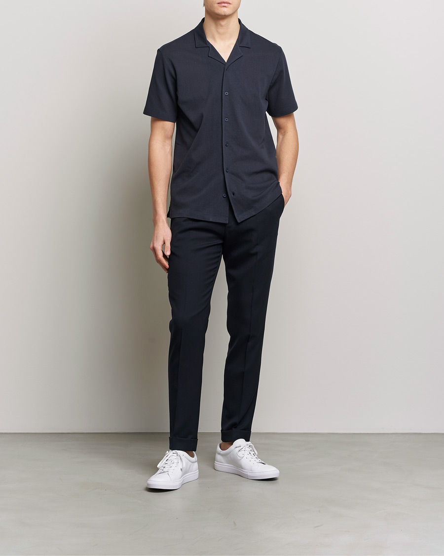 Herre | Skjorter | Sunspel | Riviera Resort Shirt Navy