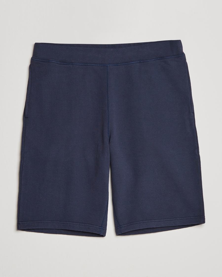 Herre | Shorts | Sunspel | Loopback Shorts Navy