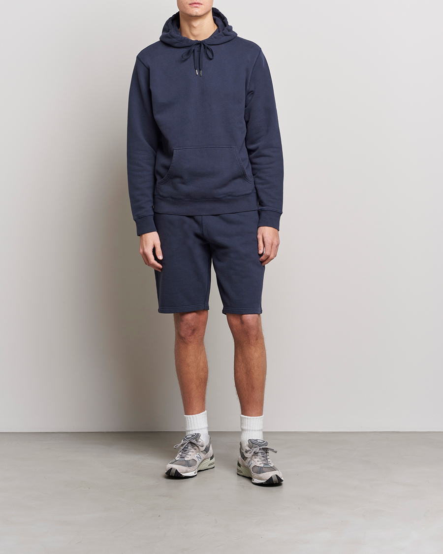 Herre | Shorts | Sunspel | Loopback Shorts Navy
