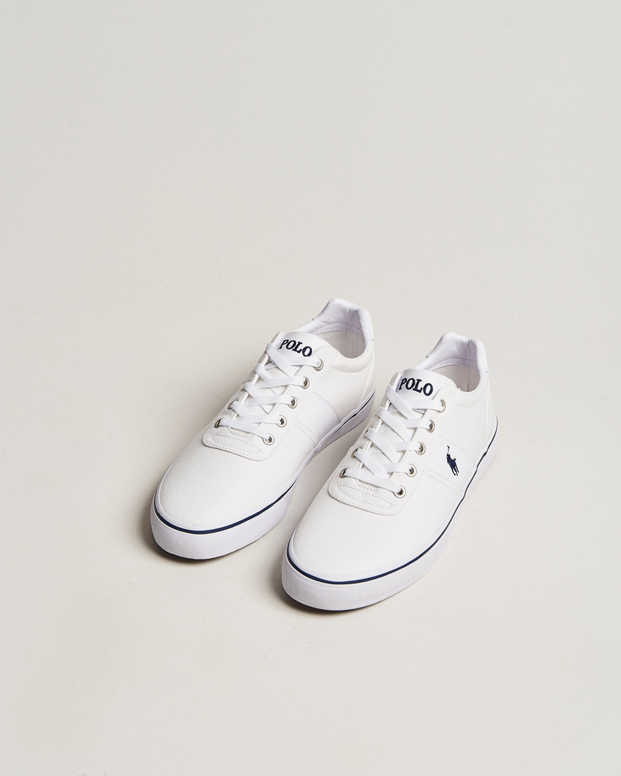 Herre | Ralph Lauren Holiday Gifting | Polo Ralph Lauren | Hanford Canvas Sneaker White/Navy