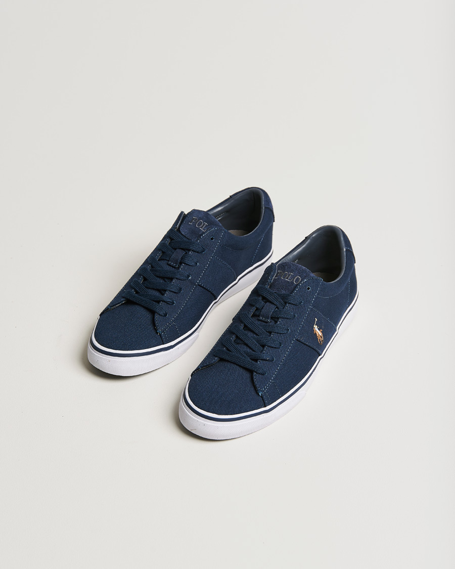 Herre | Polo Ralph Lauren Sayer Canvas Sneaker Aviator Navy | Polo Ralph Lauren | Sayer Canvas Sneaker Aviator Navy