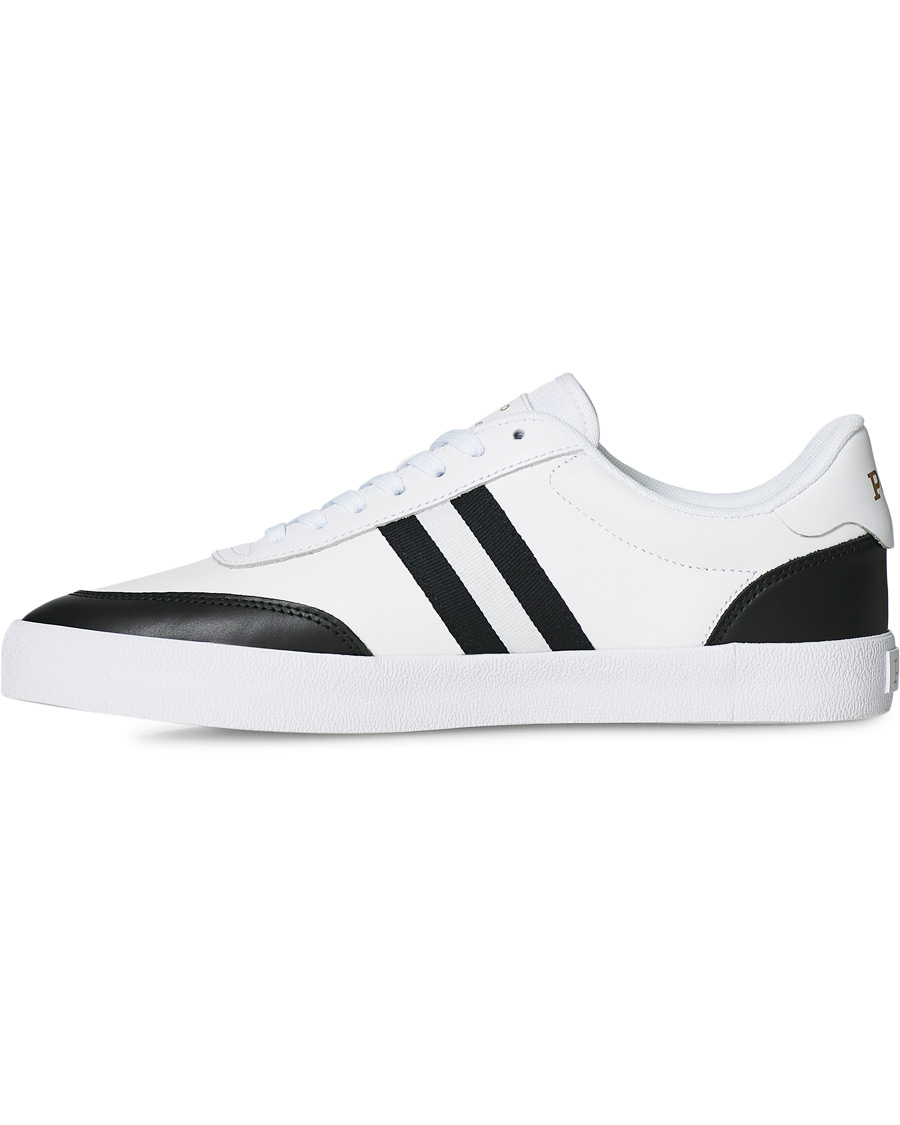 Herre | Polo Ralph Lauren Court Vulc Sneaker White/Black | Polo Ralph Lauren | Court Vulc Sneaker White/Black