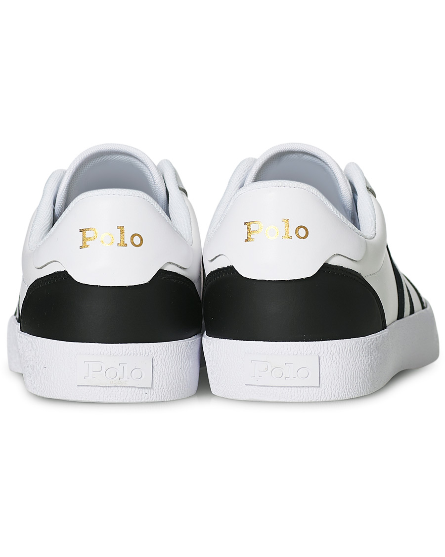 Herre | Polo Ralph Lauren Court Vulc Sneaker White/Black | Polo Ralph Lauren | Court Vulc Sneaker White/Black