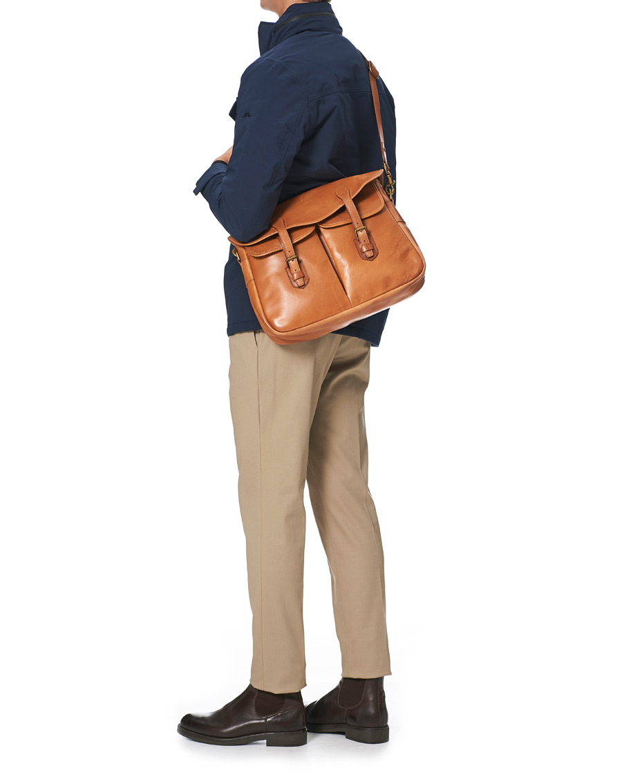 Herre | Polo Ralph Lauren Leather Duffle Bag Natural | Polo Ralph Lauren | Leather Duffle Bag Natural
