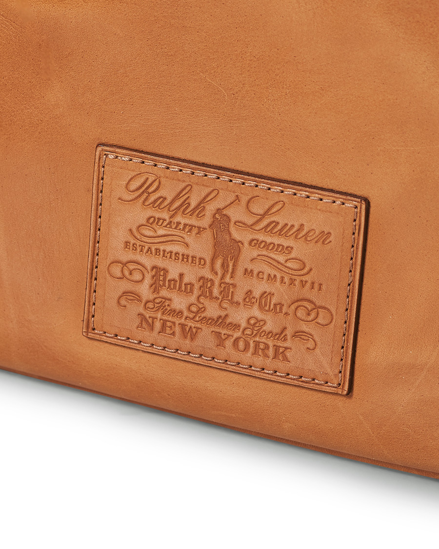 Herre | Polo Ralph Lauren Leather Duffle Bag Natural | Polo Ralph Lauren | Leather Duffle Bag Natural