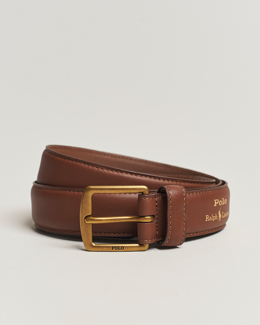 Herre | Bælter | Polo Ralph Lauren | Leather Belt Brown