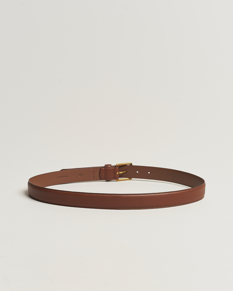 Herre |  | Polo Ralph Lauren | Leather Belt Brown