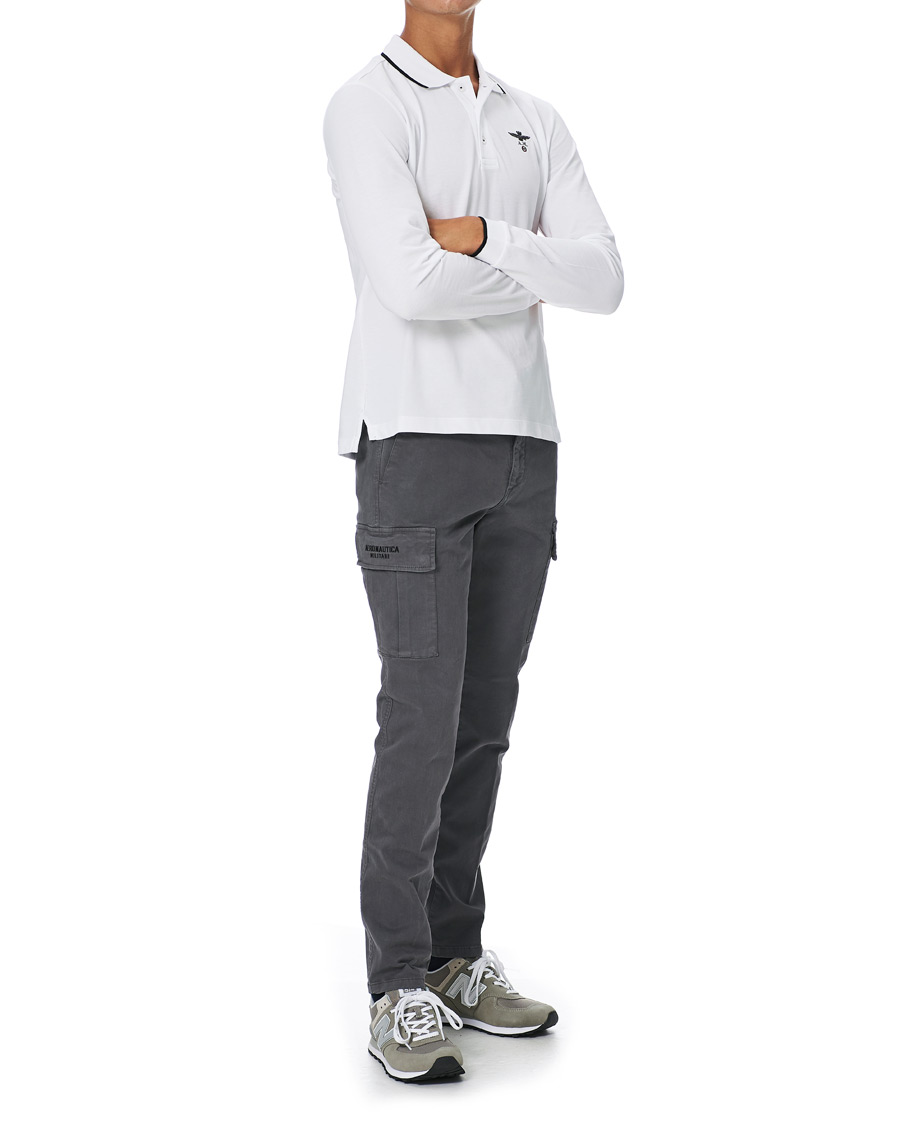 Herre | Bukser | Aeronautica Militare | Cargo Trousers Grigio Medio