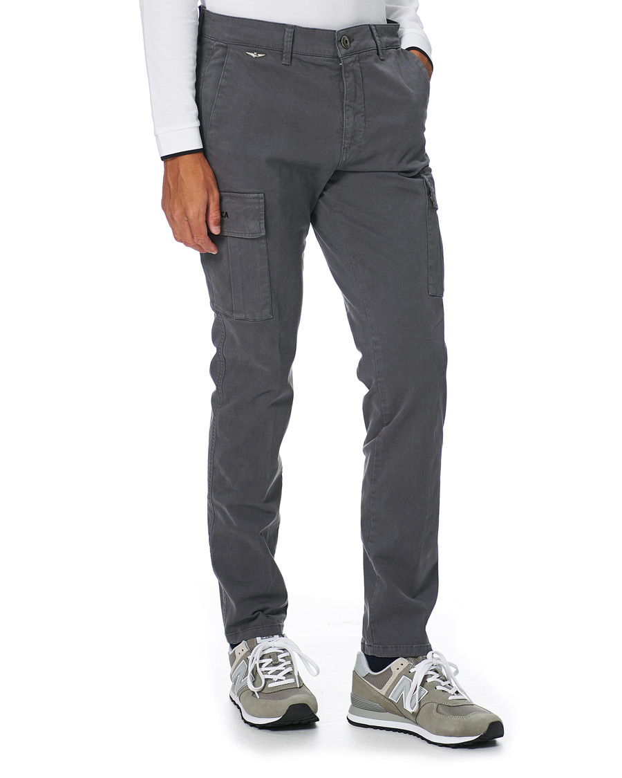Herre | Bukser | Aeronautica Militare | Cargo Trousers Grigio Medio