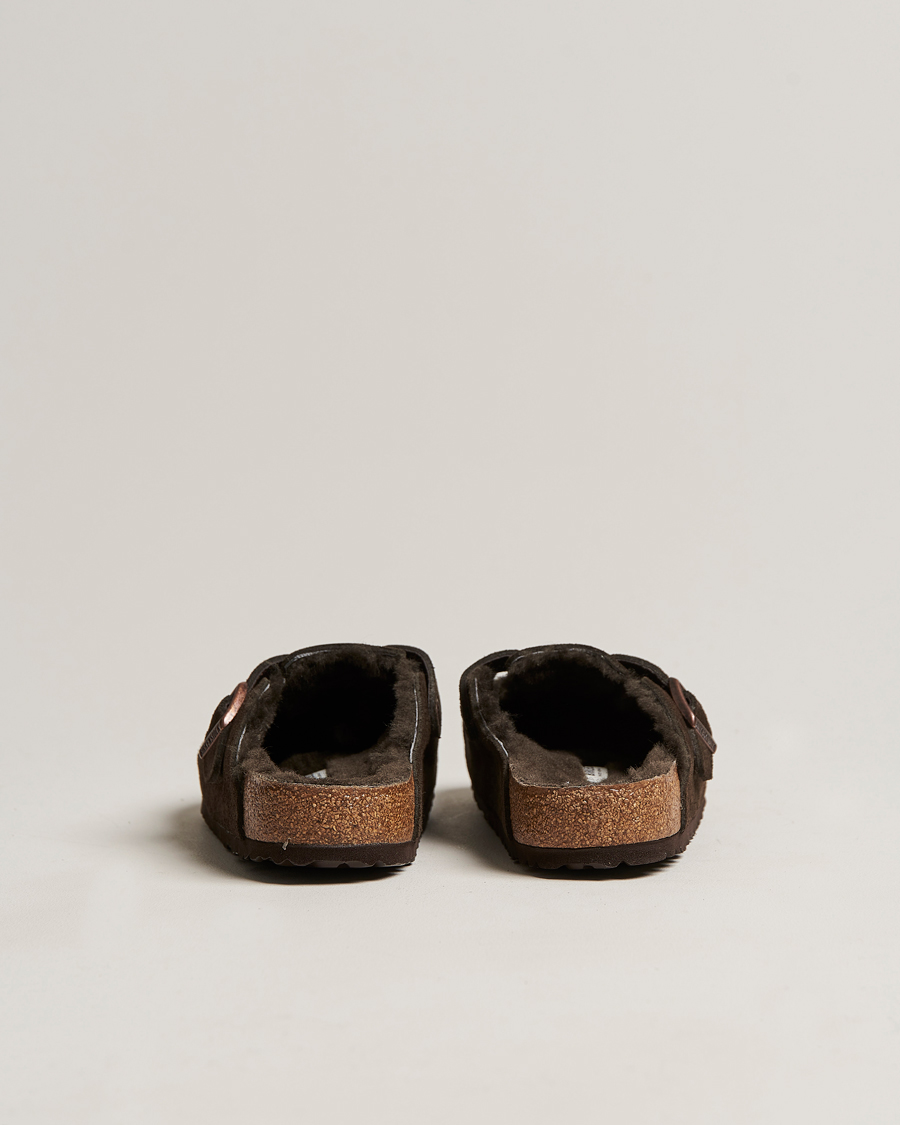 Herre | BIRKENSTOCK Boston Shearling Mocca Suede 40 | BIRKENSTOCK | Boston Shearling Mocca Suede 40