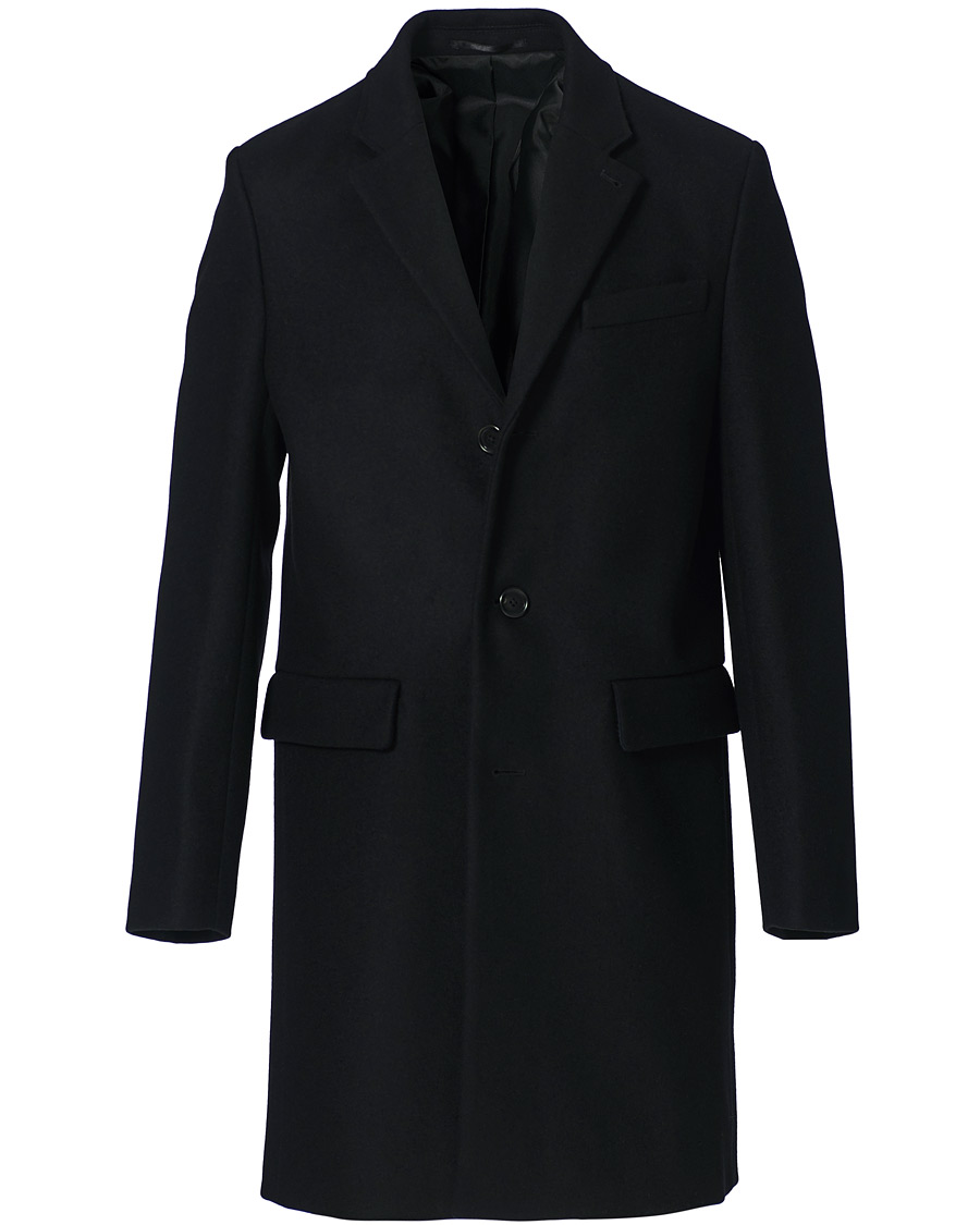 Herre | Jakker | Filippa K | Rhine Recycled Melton Wool Coat Black