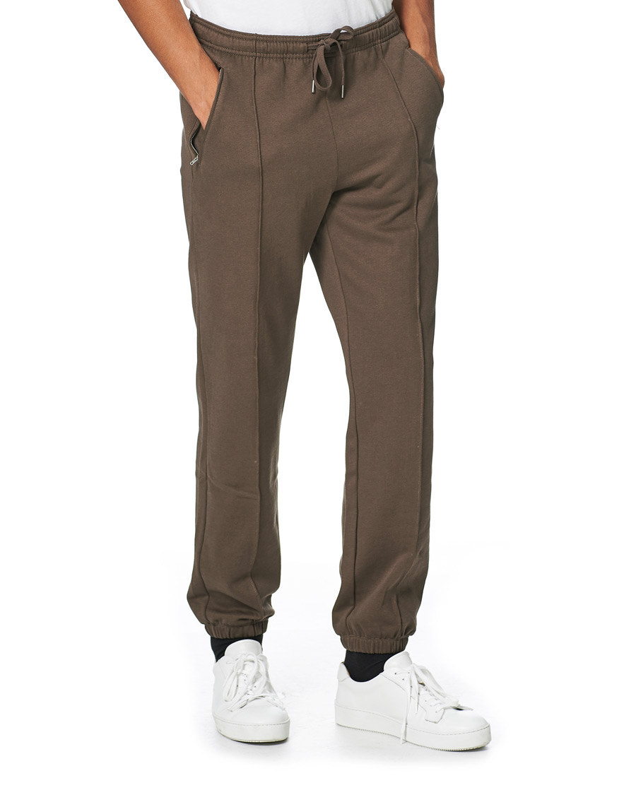 Herre | Bukser | Filippa K | Organic Cotton Jersey Track Pants Dark Taupe