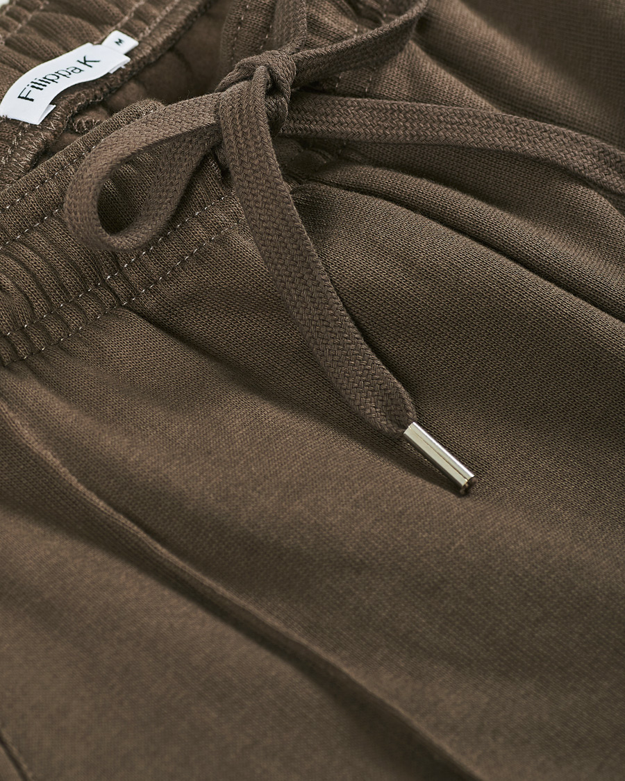 Herre | Bukser | Filippa K | Organic Cotton Jersey Track Pants Dark Taupe