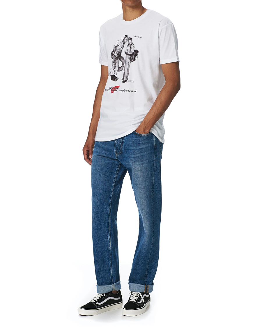 Herre | T-Shirts | Red Wing Shoes | Norman Rockwell Archive A D T-shirt White