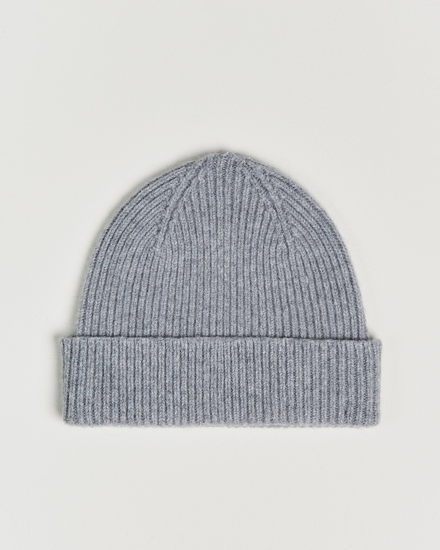 Herre | Huer | Le Bonnet | Lambswool/Caregora Beanie Smoke