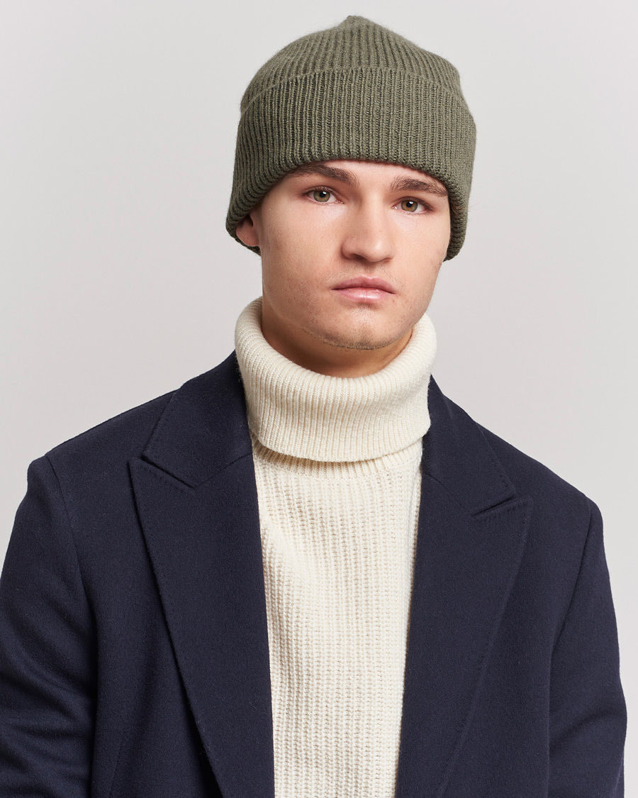 Herre | Huer | Le Bonnet | Lambswool/Caregora Beanie Croco