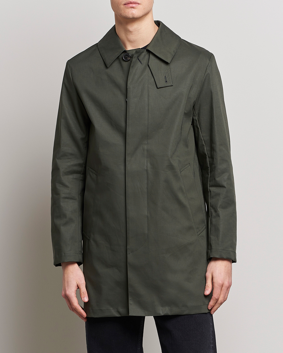 Herre | Formelle jakker | Mackintosh | Cambridge Car Coat Bottle Green