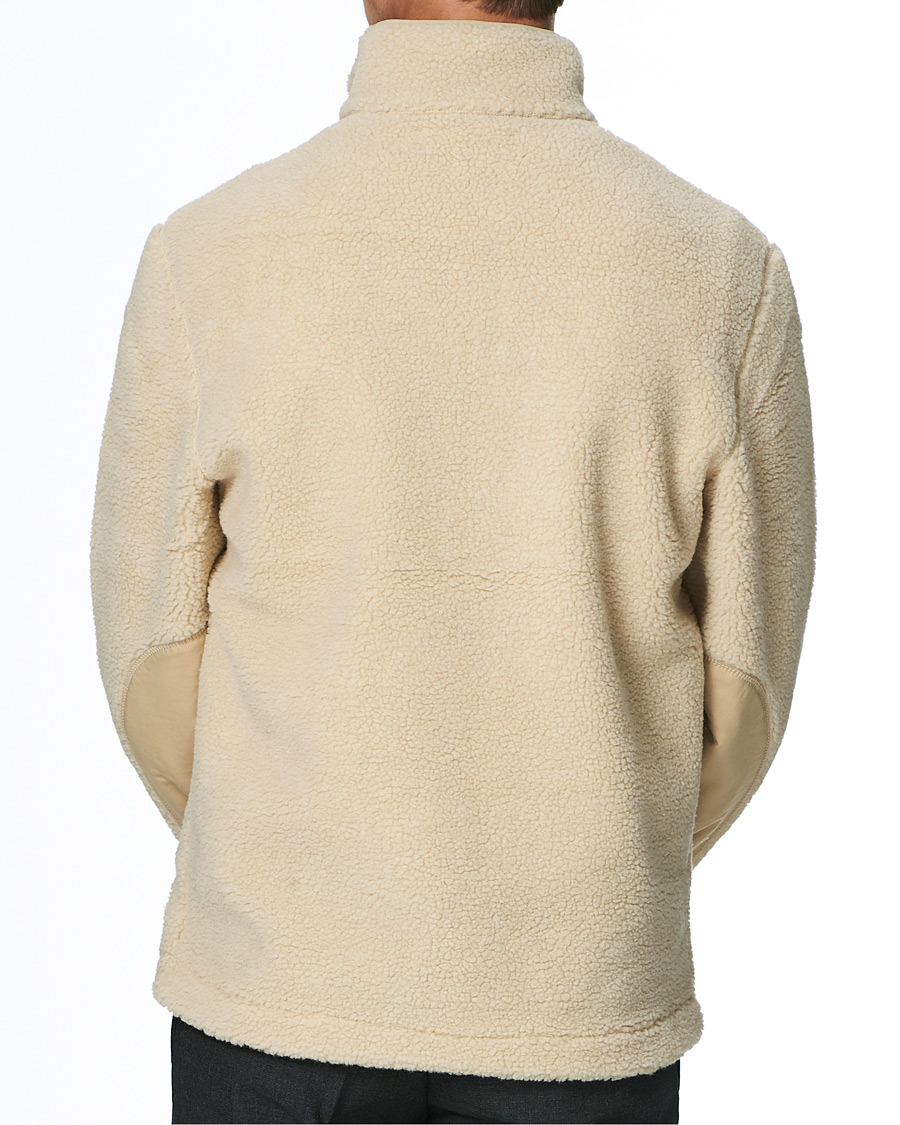 Herre | Trøjer | Samsøe Samsøe | Samsøe & Samsøe Timo Fleece Half Zip Brown Rice
