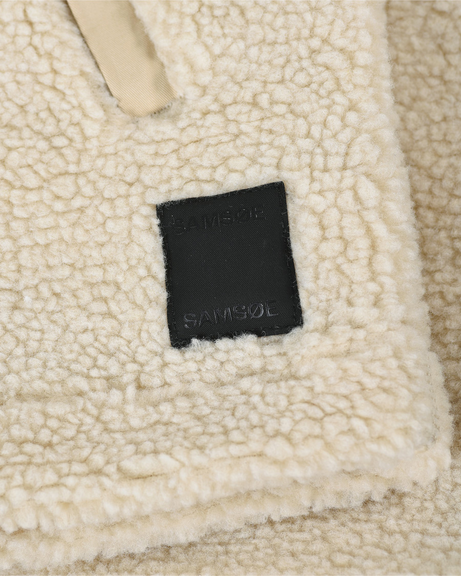 Herre | Trøjer | Samsøe Samsøe | Samsøe & Samsøe Timo Fleece Half Zip Brown Rice