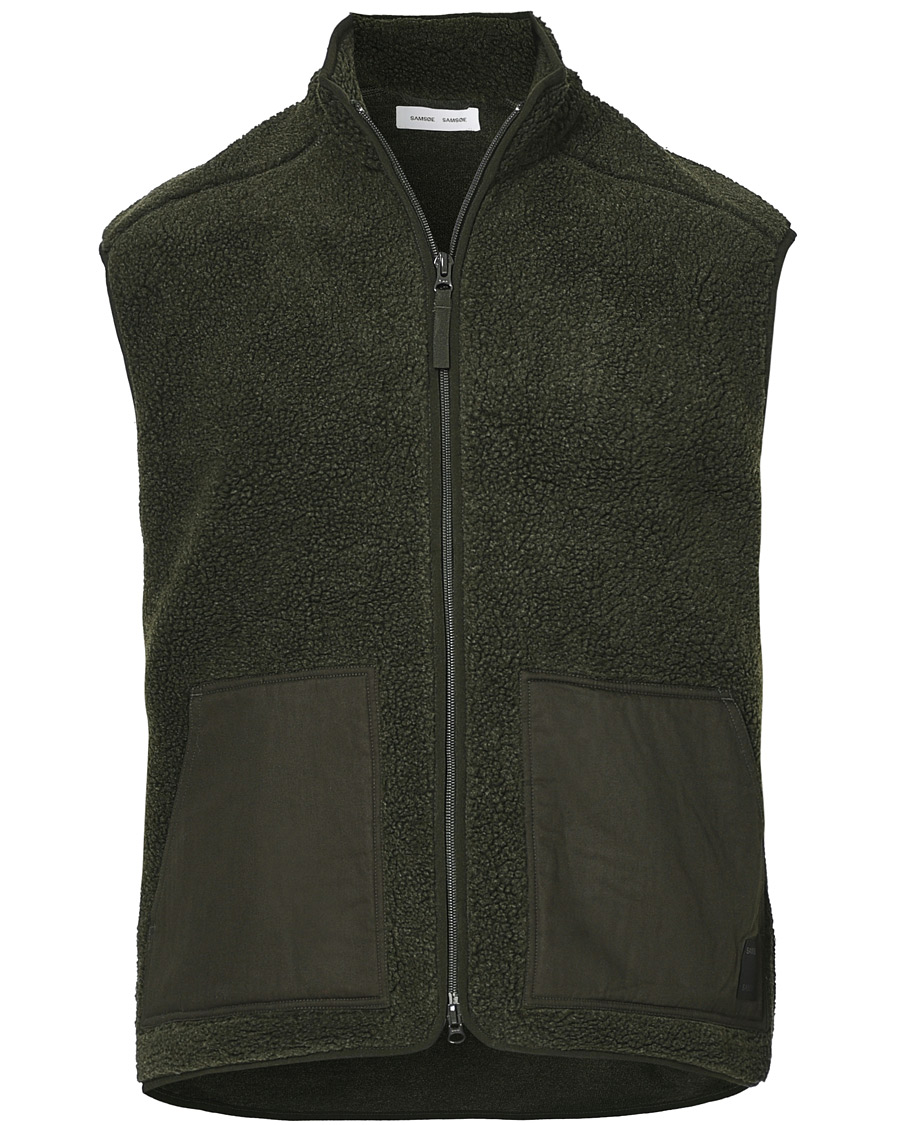 Herre | Trøjer | Samsøe Samsøe | Samsøe & Samsøe Tim Fleece Vest Deep Depths