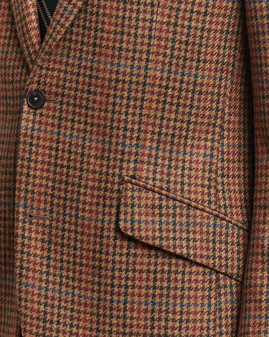 Herre | Blazere & jakker | Walker Slater | Edward Lambswool Houndstooth Blazer Tan