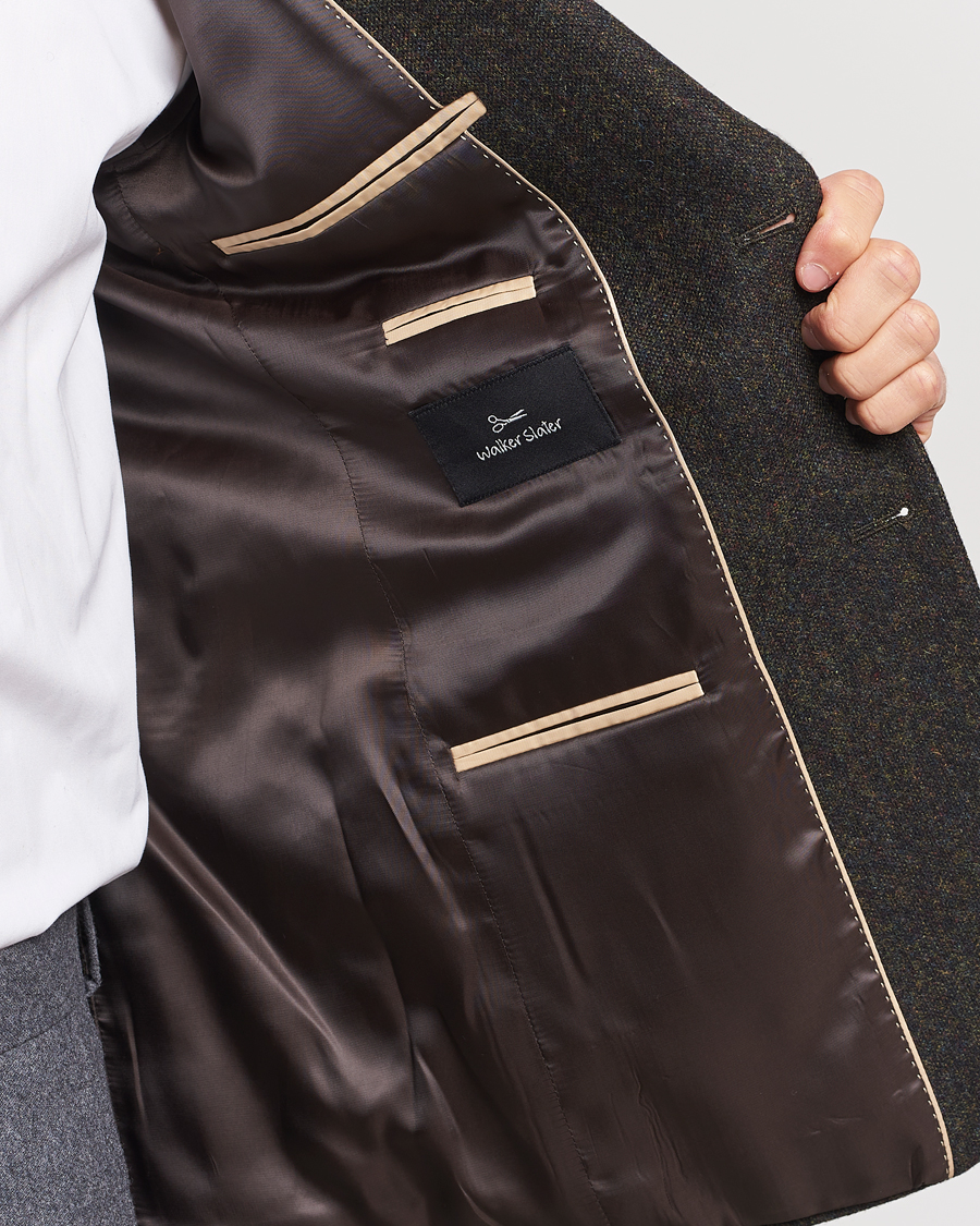 Herre | Blazere & jakker | Walker Slater | Edward Wool Donegal Blazer Dark Brown