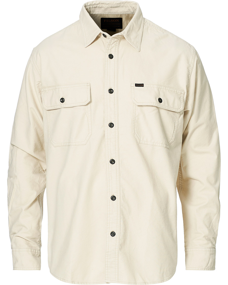 Herre | Skjorter | Filson | Field Flannel Shirt Off White