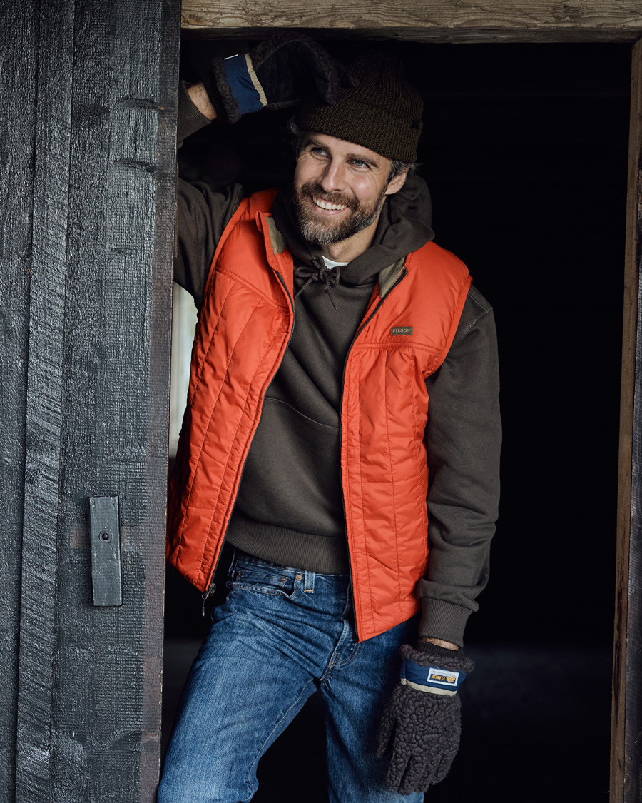 Herre | Jakker | Filson | Ultralight Vest Orange
