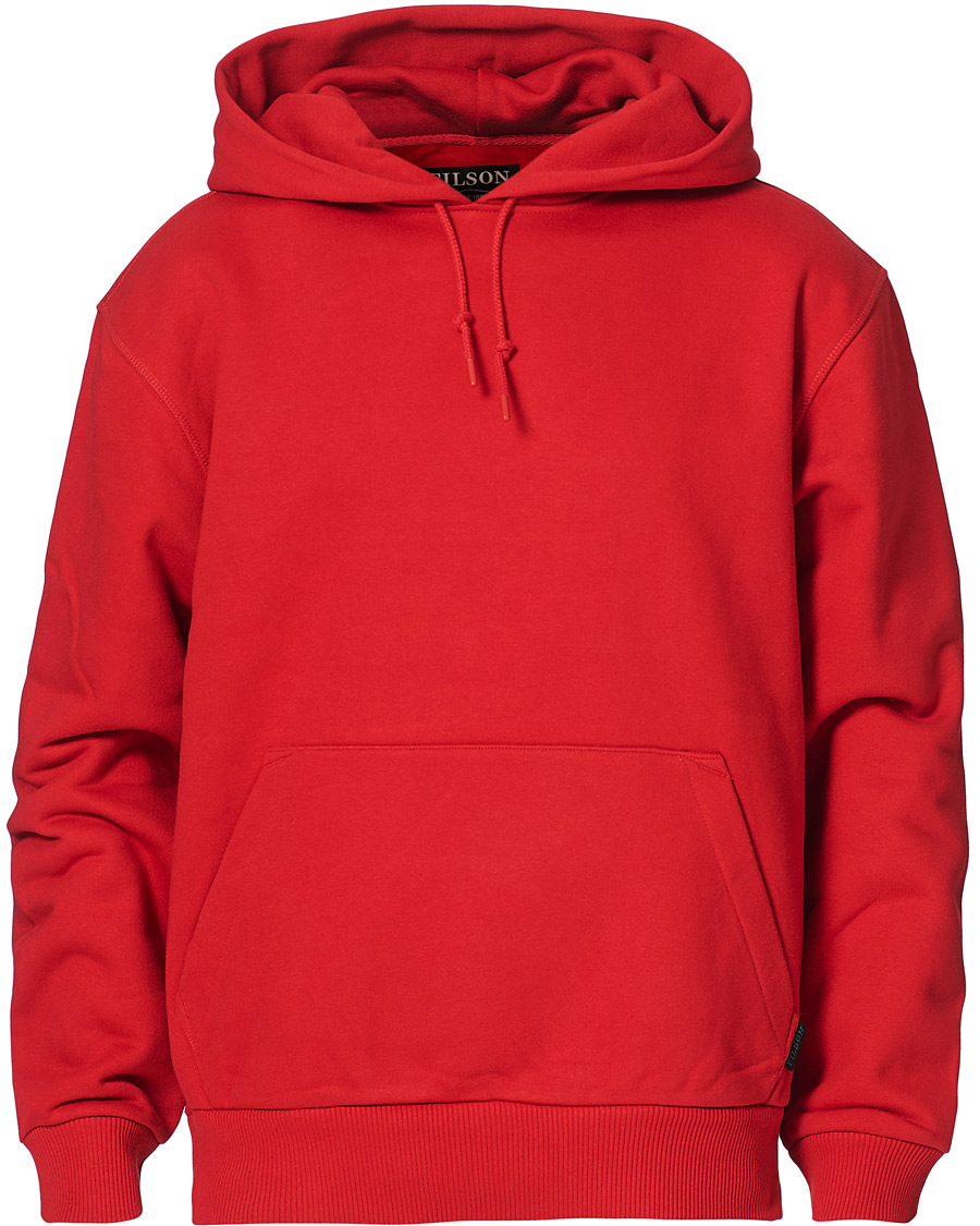 Herre | Trøjer | Filson | Prospector Cotton Hoodie Red