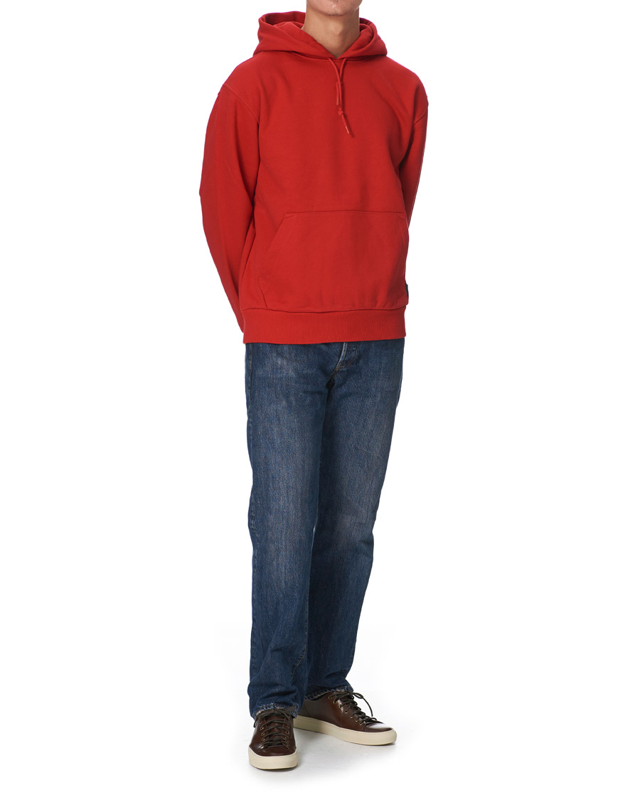 Herre | Trøjer | Filson | Prospector Cotton Hoodie Red