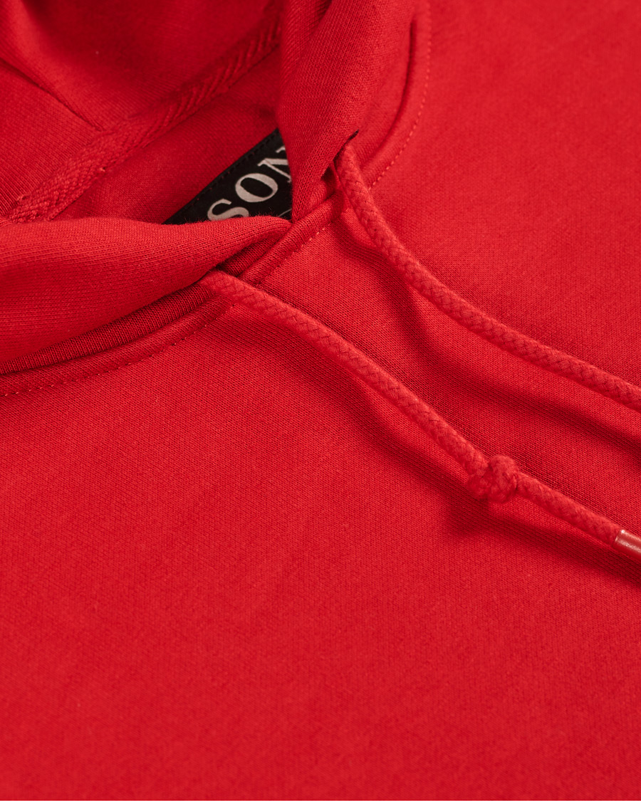 Herre | Trøjer | Filson | Prospector Cotton Hoodie Red