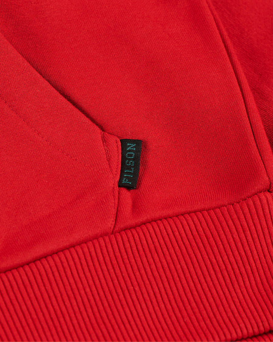Herre | Trøjer | Filson | Prospector Cotton Hoodie Red