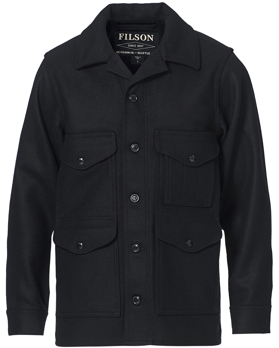 Herre | Jakker | Filson | Mackinaw Cruiser Shirt Jacket Dark Navy