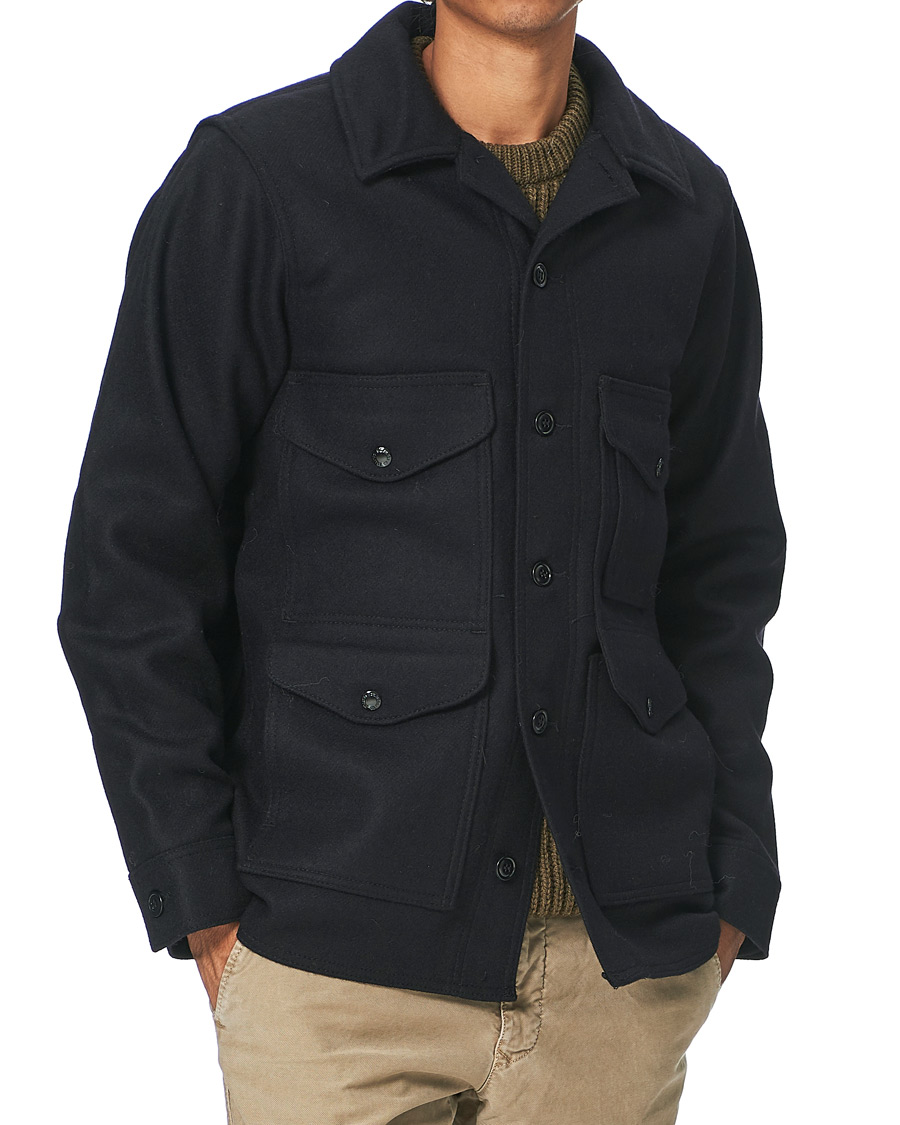 Herre | Jakker | Filson | Mackinaw Cruiser Shirt Jacket Dark Navy