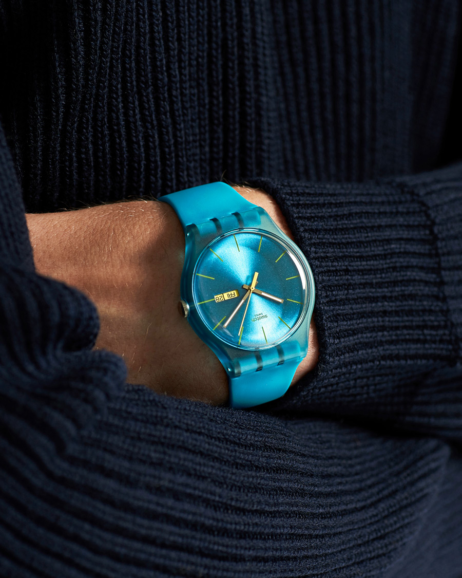 Herre | Swatch Turquoise Rebel | Swatch | Turquoise Rebel