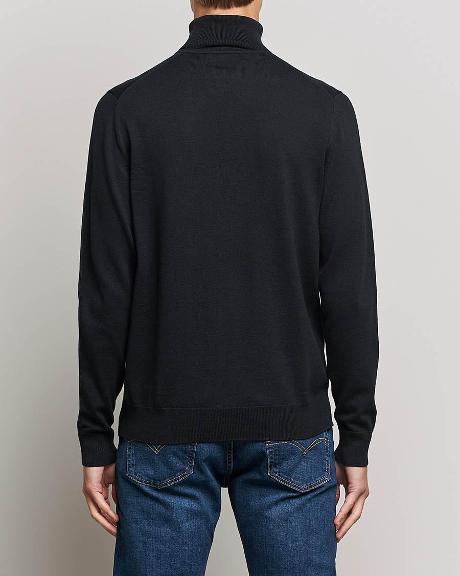 Herre | Trøjer | Fred Perry | Roll Neck Jumper Black
