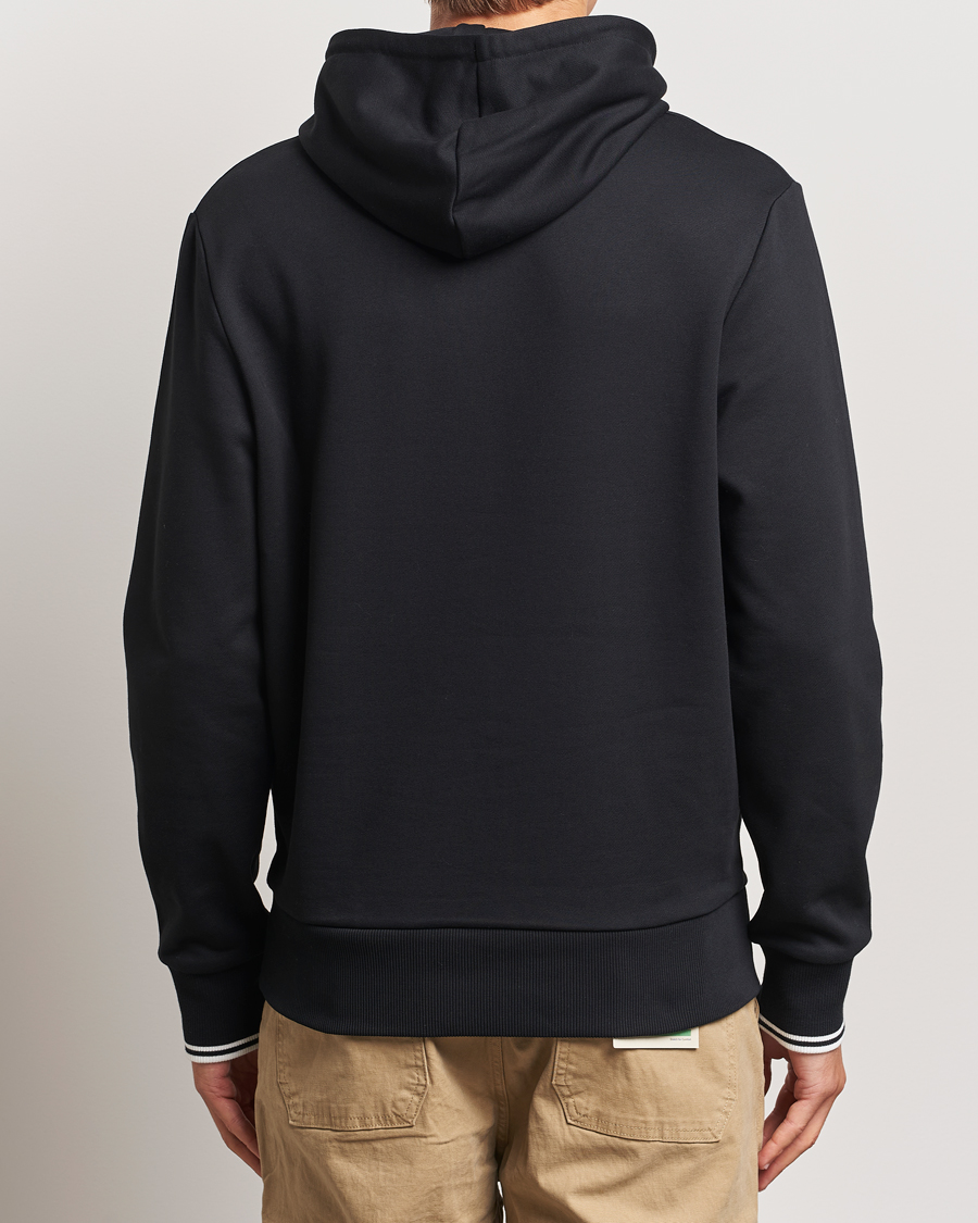 Herre | Trøjer | Fred Perry | Tipped Hoodie Black