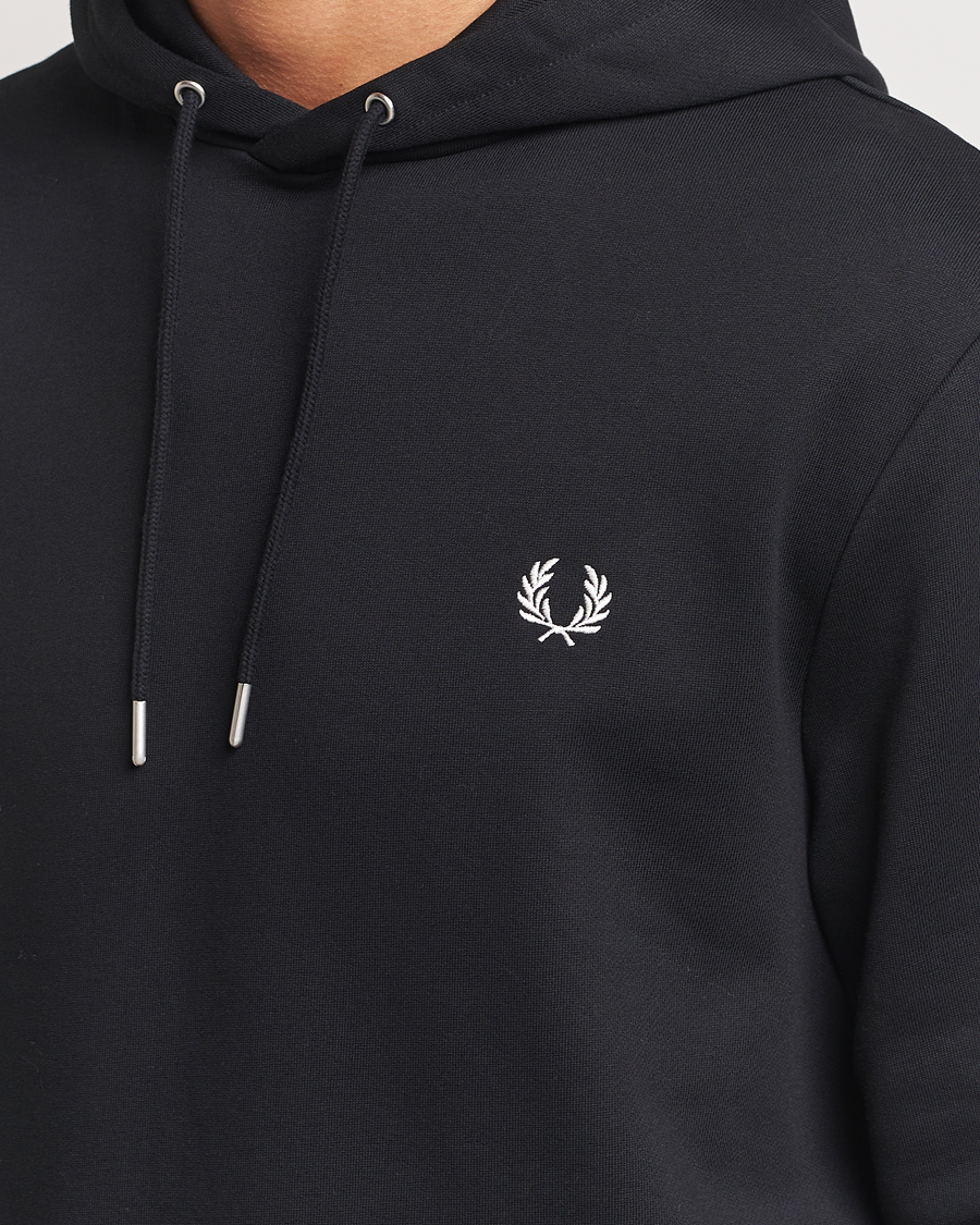 Herre | Trøjer | Fred Perry | Tipped Hoodie Black