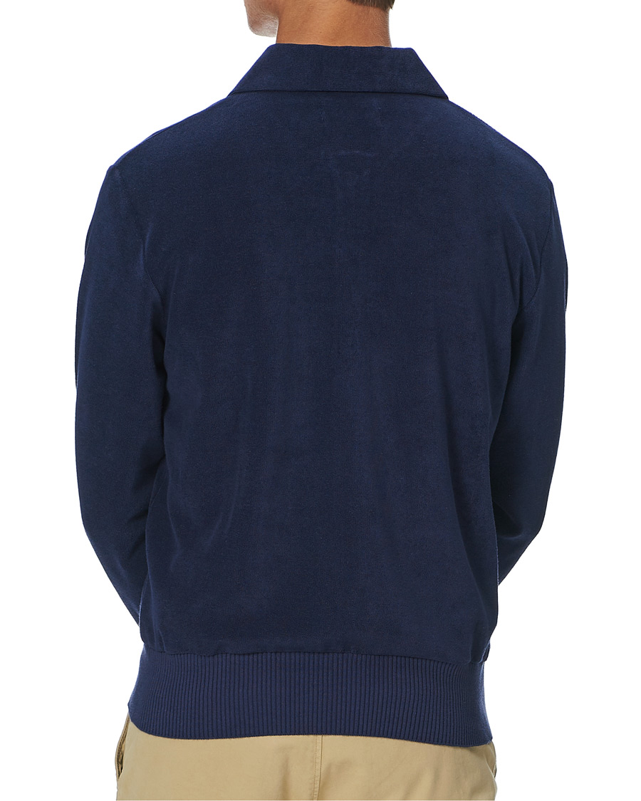 Herre | Trøjer | Fred Perry | Reissues Towelling Jacket Carbon Blue
