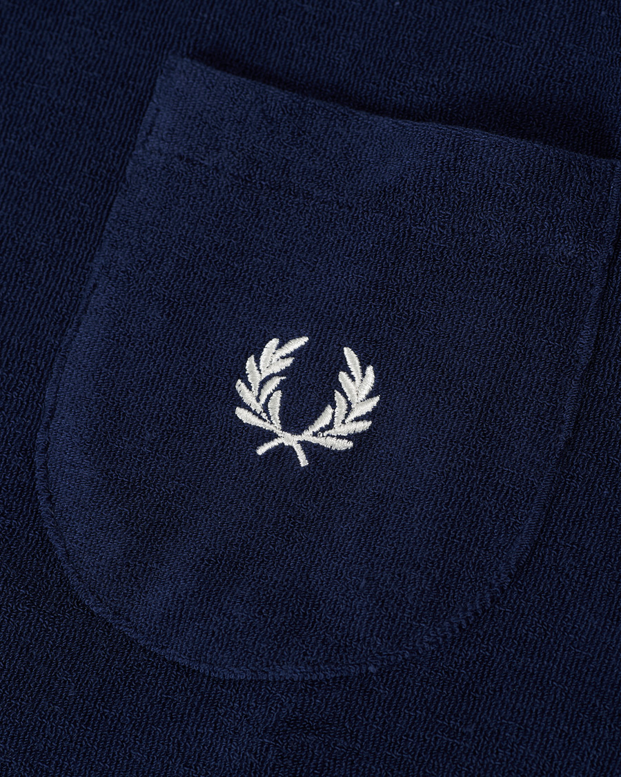 Herre | Trøjer | Fred Perry | Reissues Towelling Jacket Carbon Blue