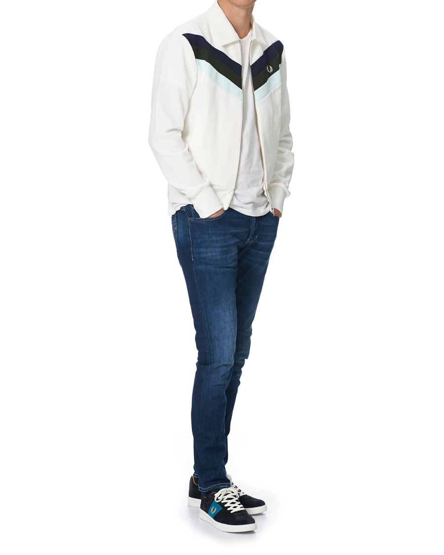 Herre | Fred Perry Suede Panel Sneakers Navy | Fred Perry | Suede Panel Sneakers Navy