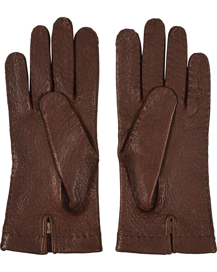 Herre | Hestra Peccary Handsewn Unlined Glove Sienna | Hestra | Peccary Handsewn Unlined Glove Sienna
